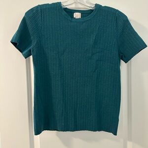 A New Day Teal Knit Top